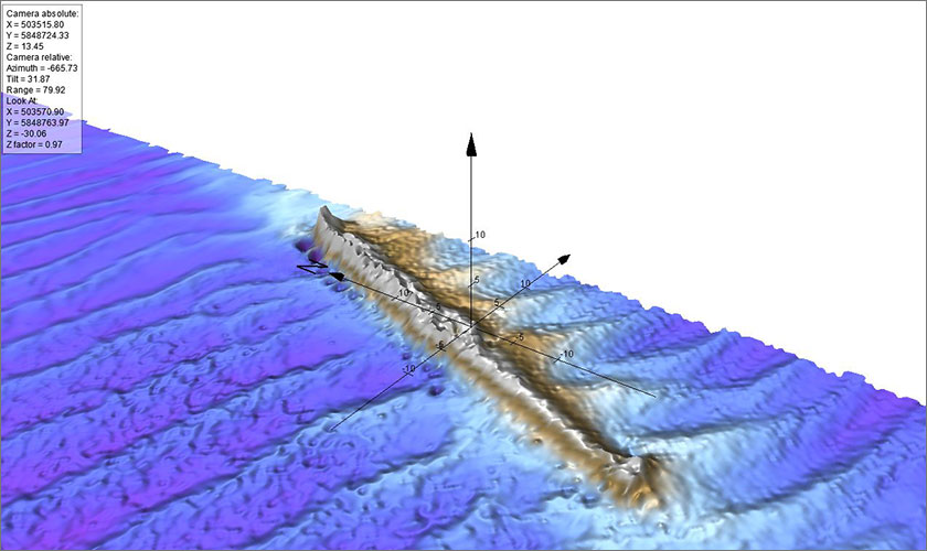 Seabed Scanning for East Anglian windfarm reveals Uncharted WWI German Submarine