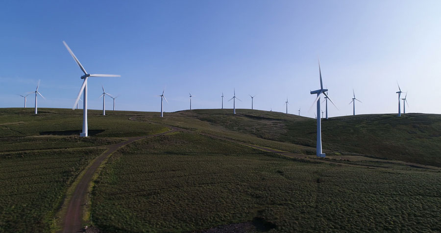 Hagshaw hill windfarm