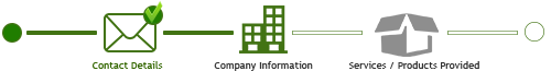 Form progress stage 2 - company information