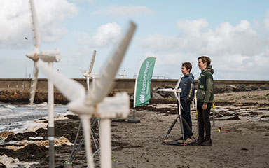  Full STEM Ahead For MachairWind Kids Event - Kids standing on beach