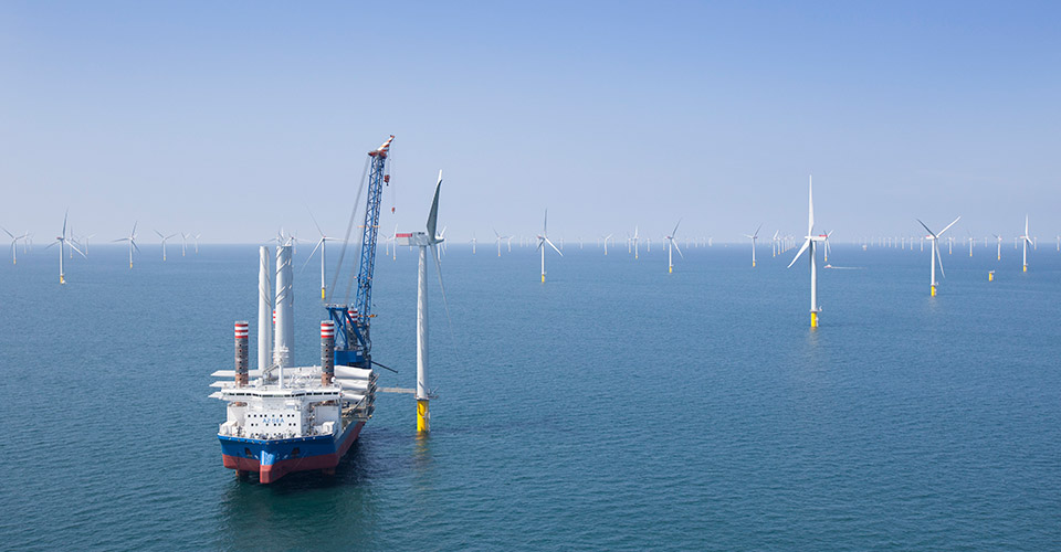 East Anglia offshore windfarm