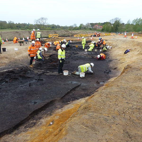 Neolithic trackway - ditch
